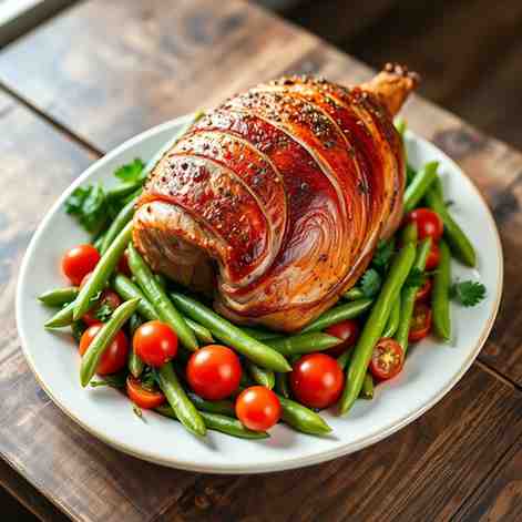 Classic Smoked Ham & Broad Beans Recipe